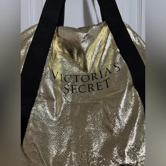 Victoria's Secret Gold and Black Tote Bag - Picture 6 of 10